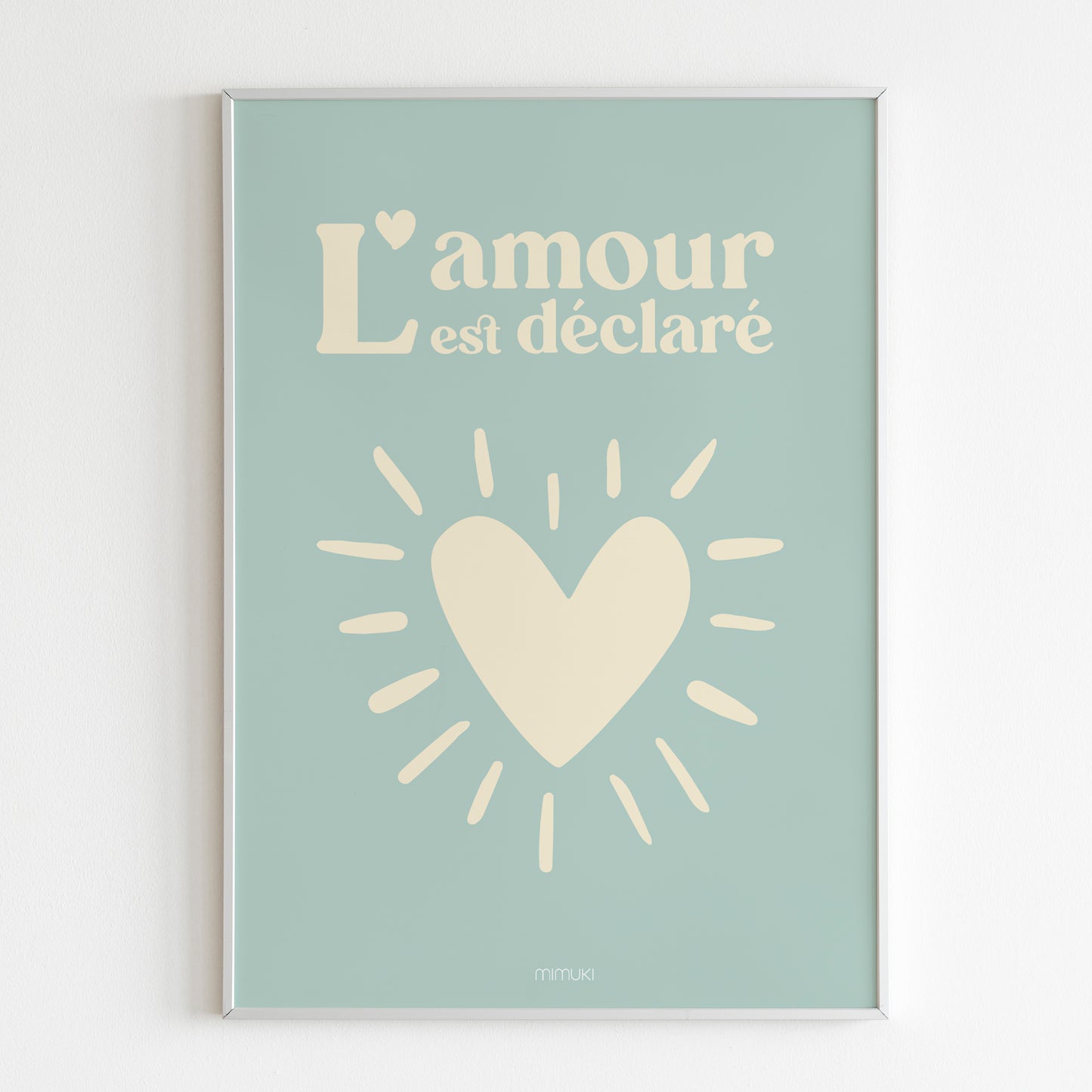 Lámina L'amour est déclaré - varios colores