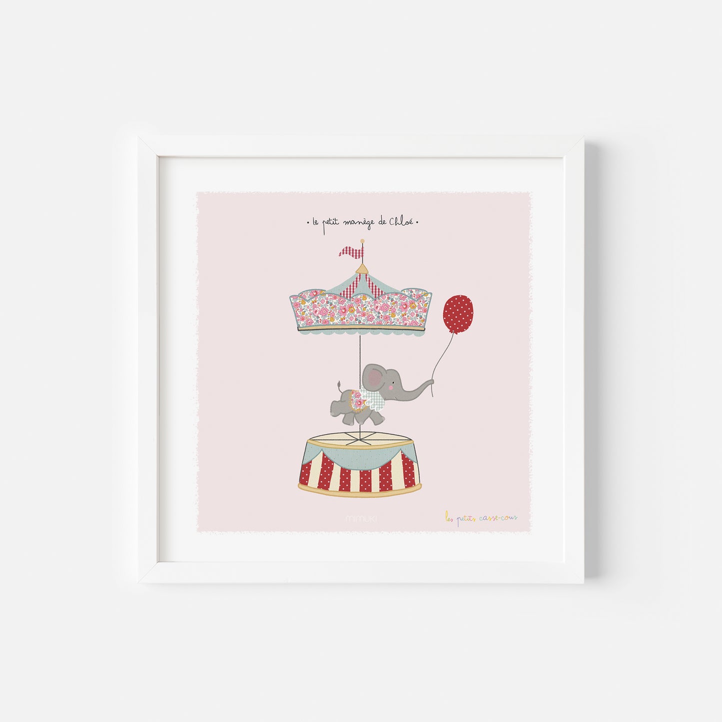 Lámina Le petit manège de Chloé