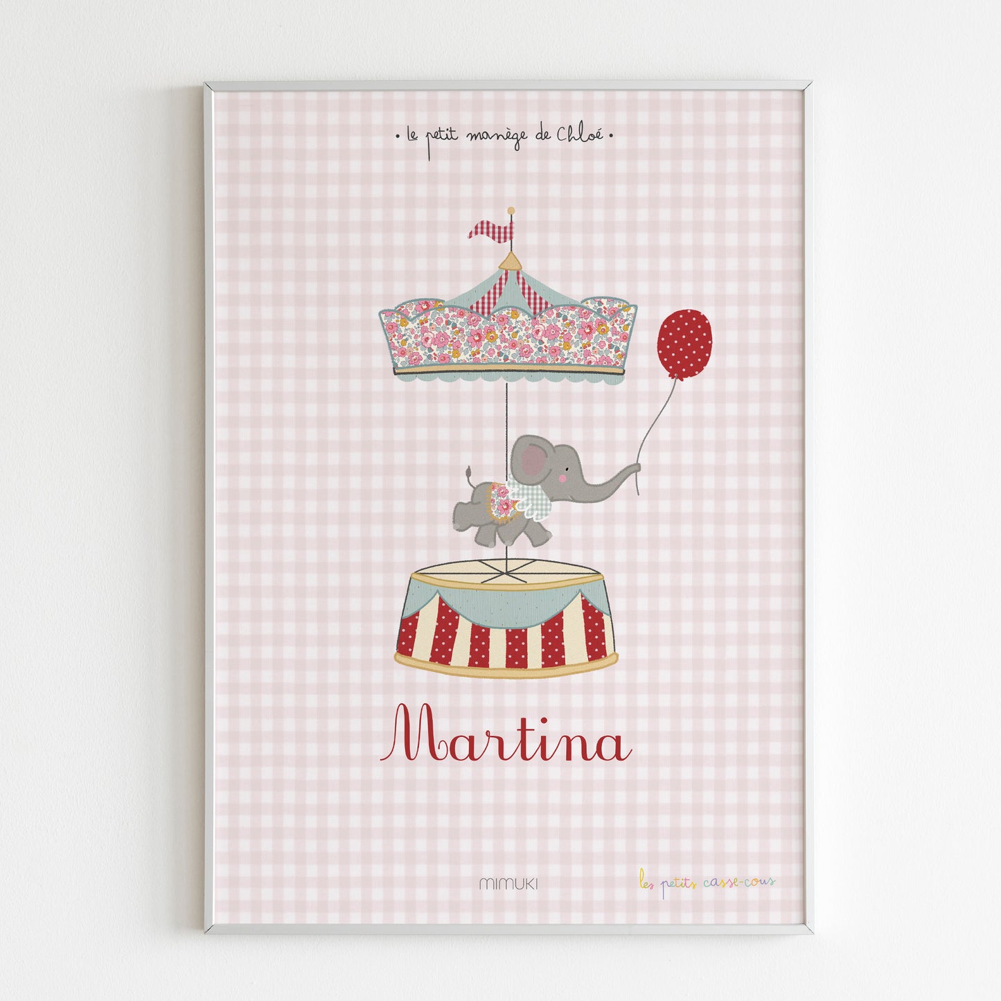 Lámina Le petit manège de Chloé