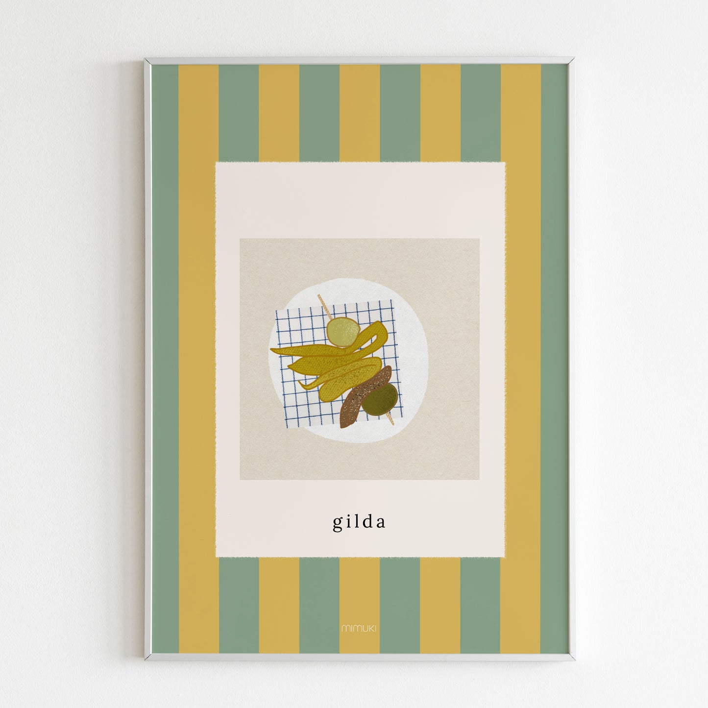 Lot 2 affiches - Collection Hygge en jaune