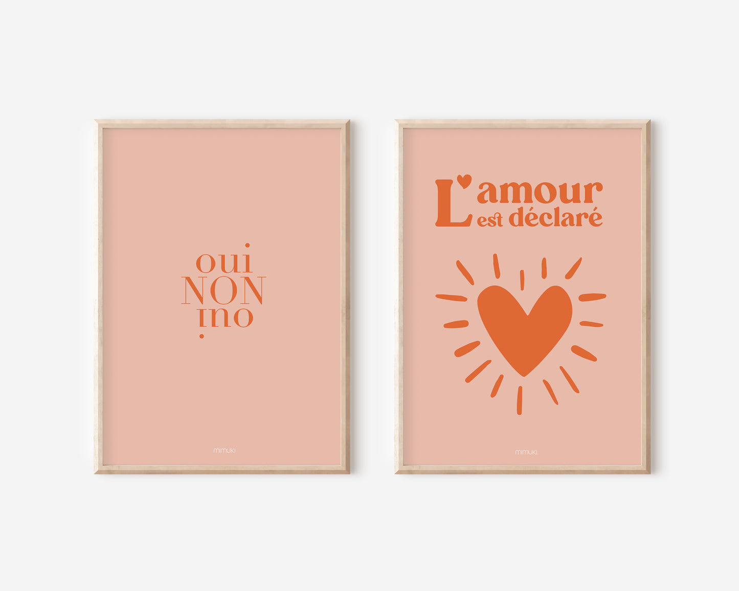 Pack 2 láminas - Amour