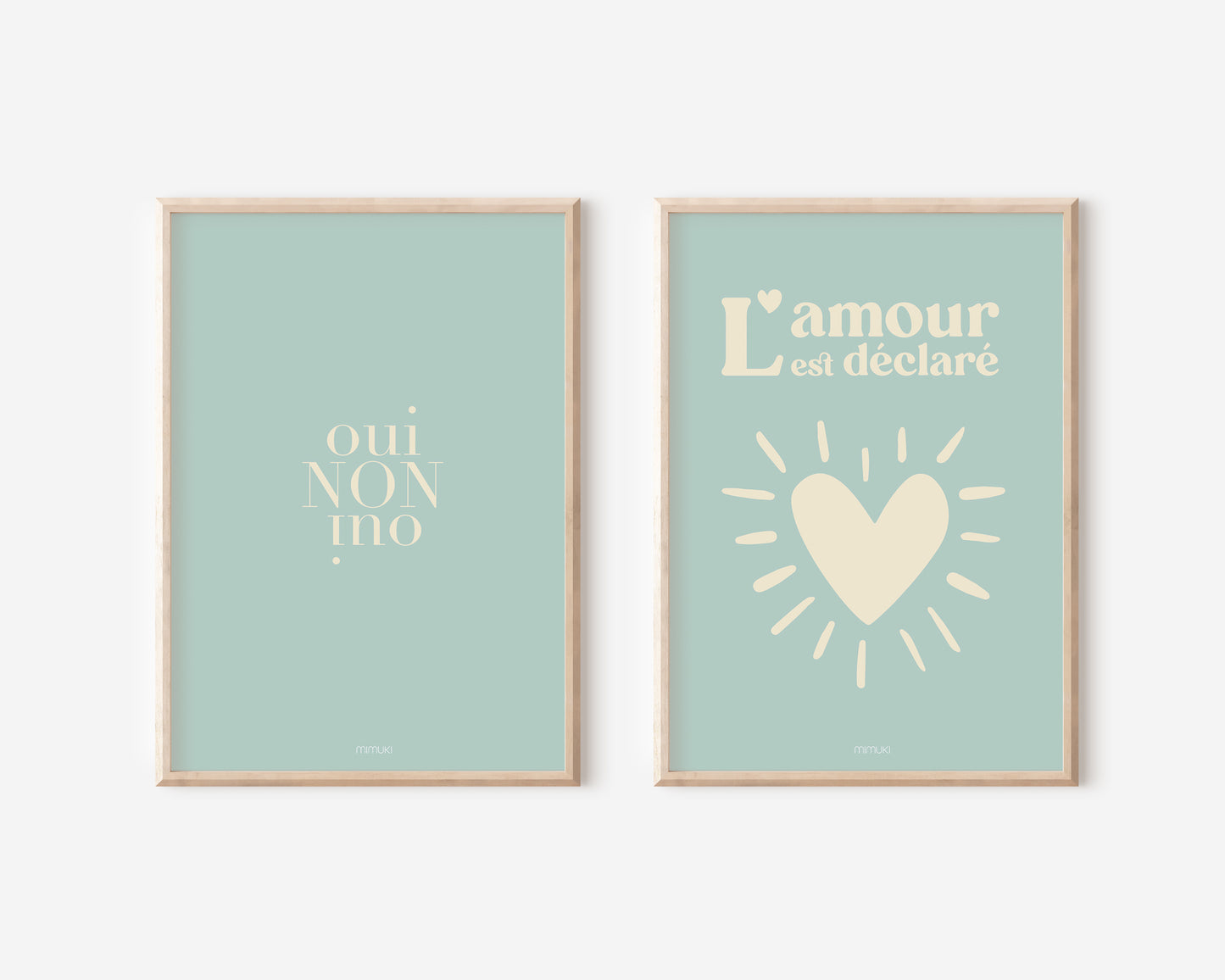 Pack 2 láminas - Amour