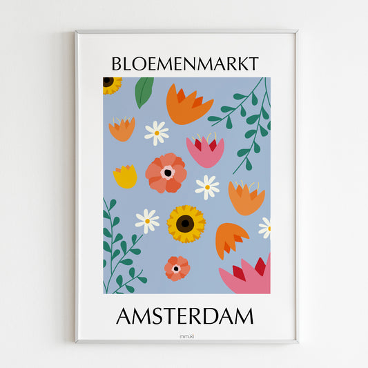 Lámina Bloemenmarkt (Amsterdam)
