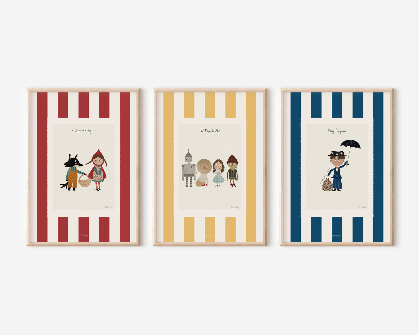 Pack 3 láminas - Fábulas a elegir - Edición especial