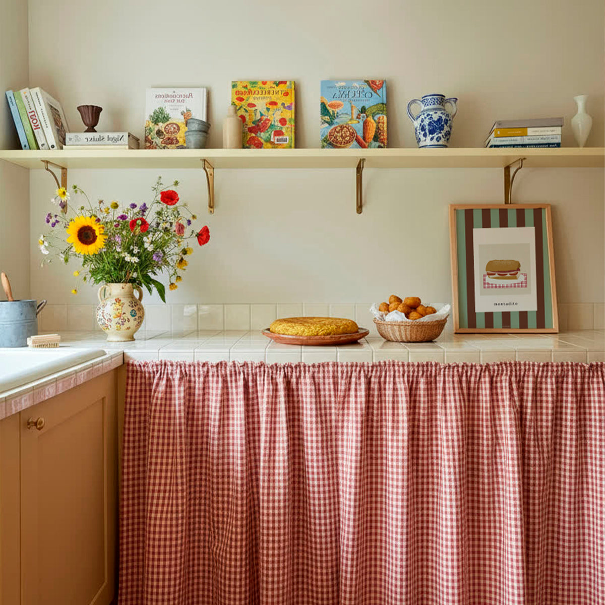 Lámina de montadito para decorar la cocina