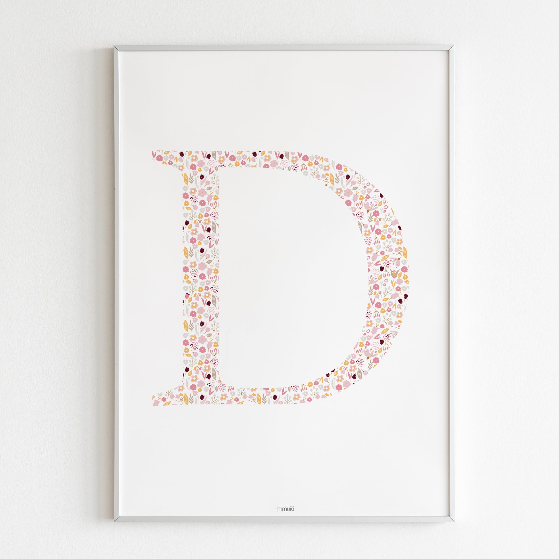 Lámina Liberty - Inicial letra rosa - mimuki