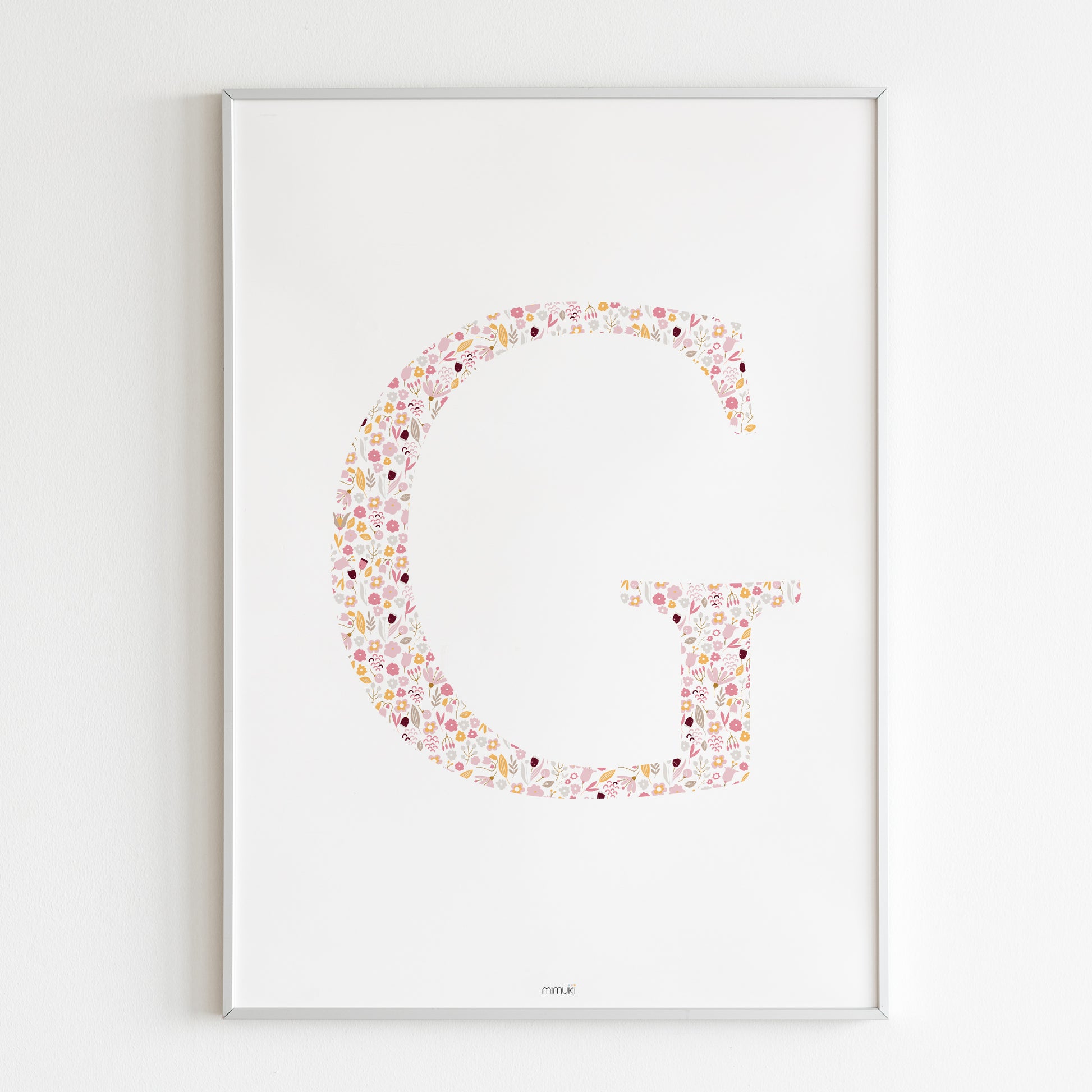 Lámina Liberty - Inicial letra rosa - mimuki