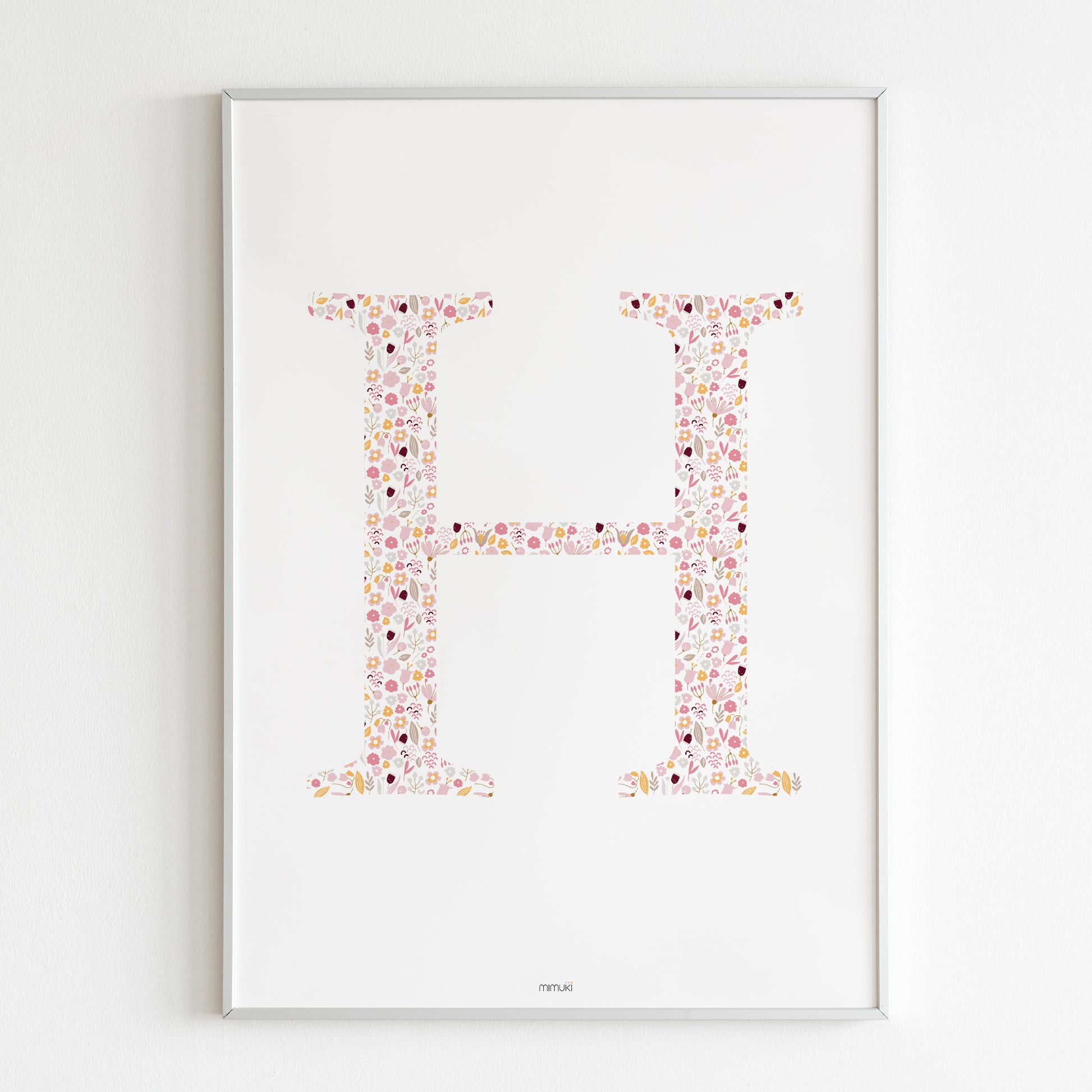 Lámina Liberty - Inicial letra rosa - mimuki