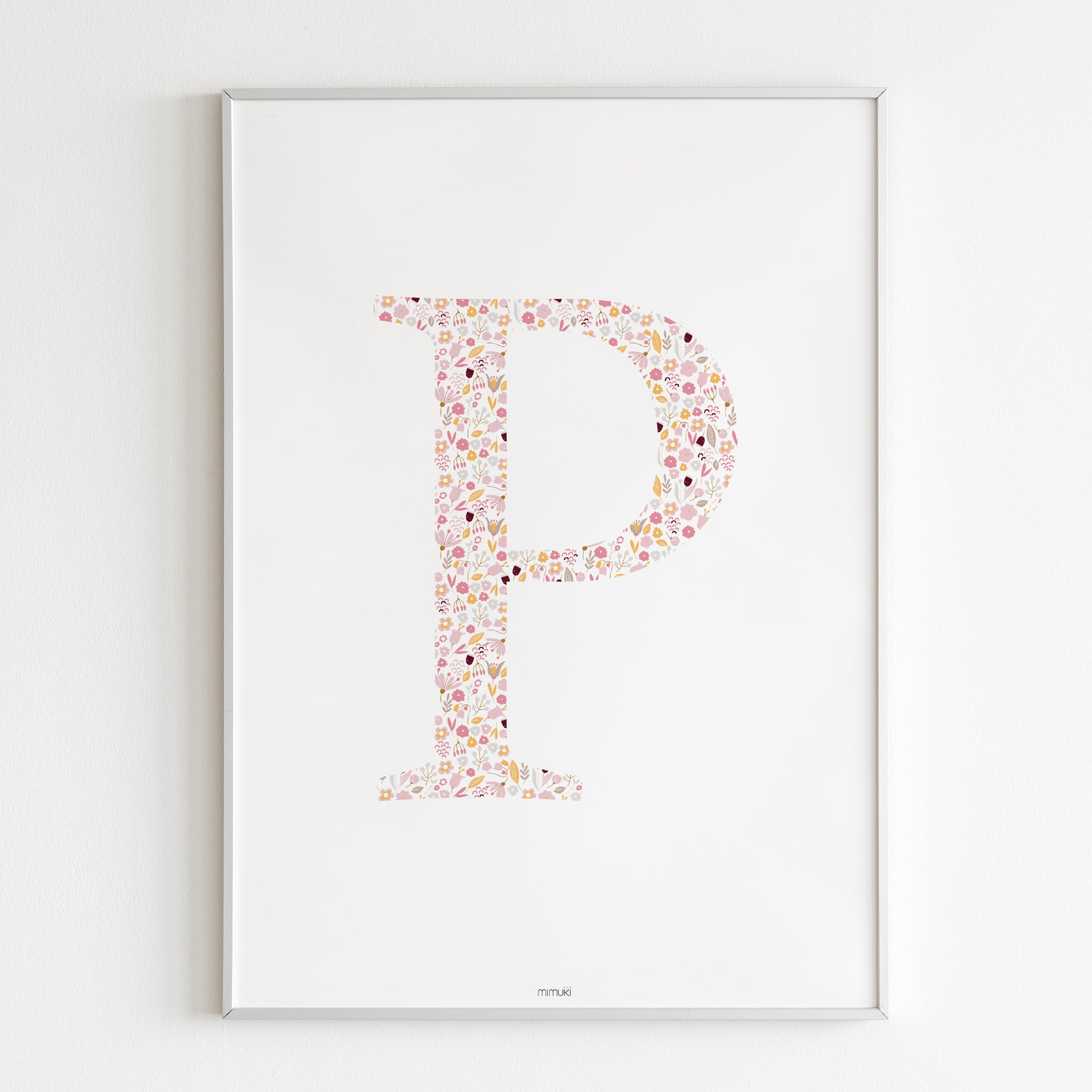 Lámina Liberty - Inicial letra rosa - mimuki