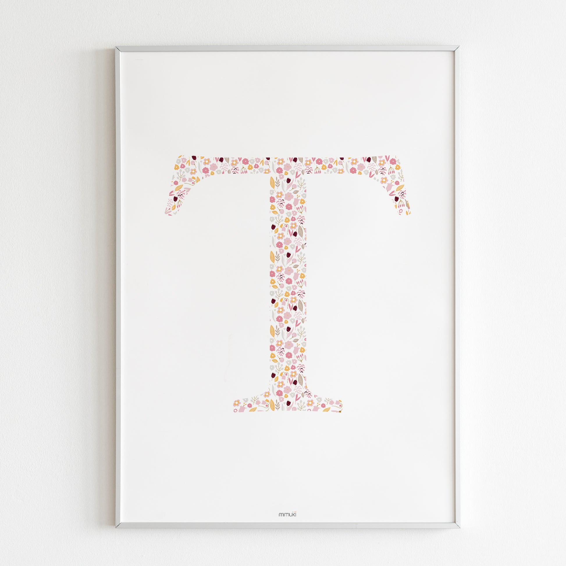 Lámina Liberty - Inicial letra rosa - mimuki