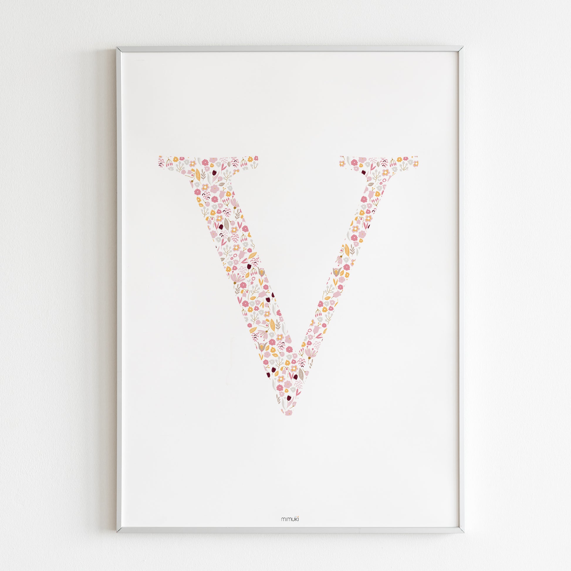 Lámina Liberty - Inicial letra rosa - mimuki