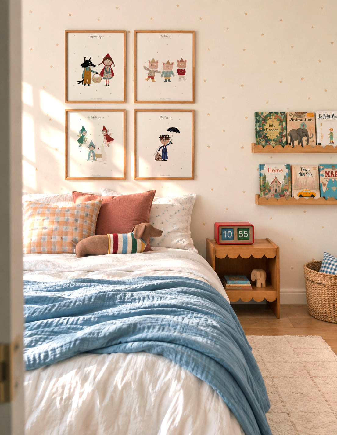 Colección de láminas infantiles de la colección Fábulas de Mimuki