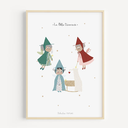 Lámina La Bella durmiente