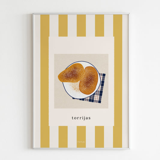 Lámina de torrijas de la colección Ronda para cocina