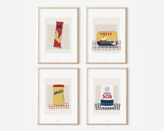 Pack 4 láminas a elegir - Colección Alacena