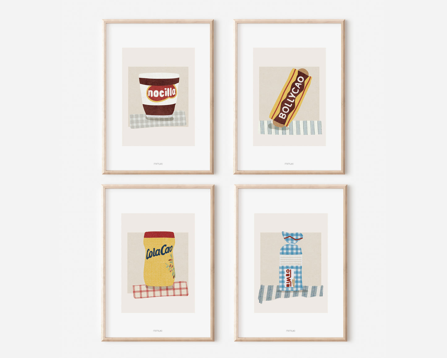 Pack 4 láminas a elegir - Colección Alacena