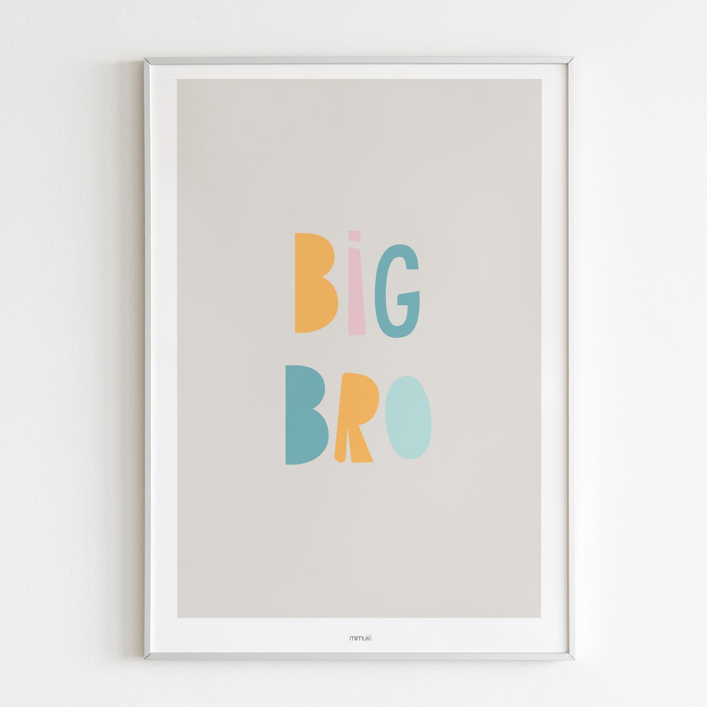 Affiche Big Bro - bleu / rose