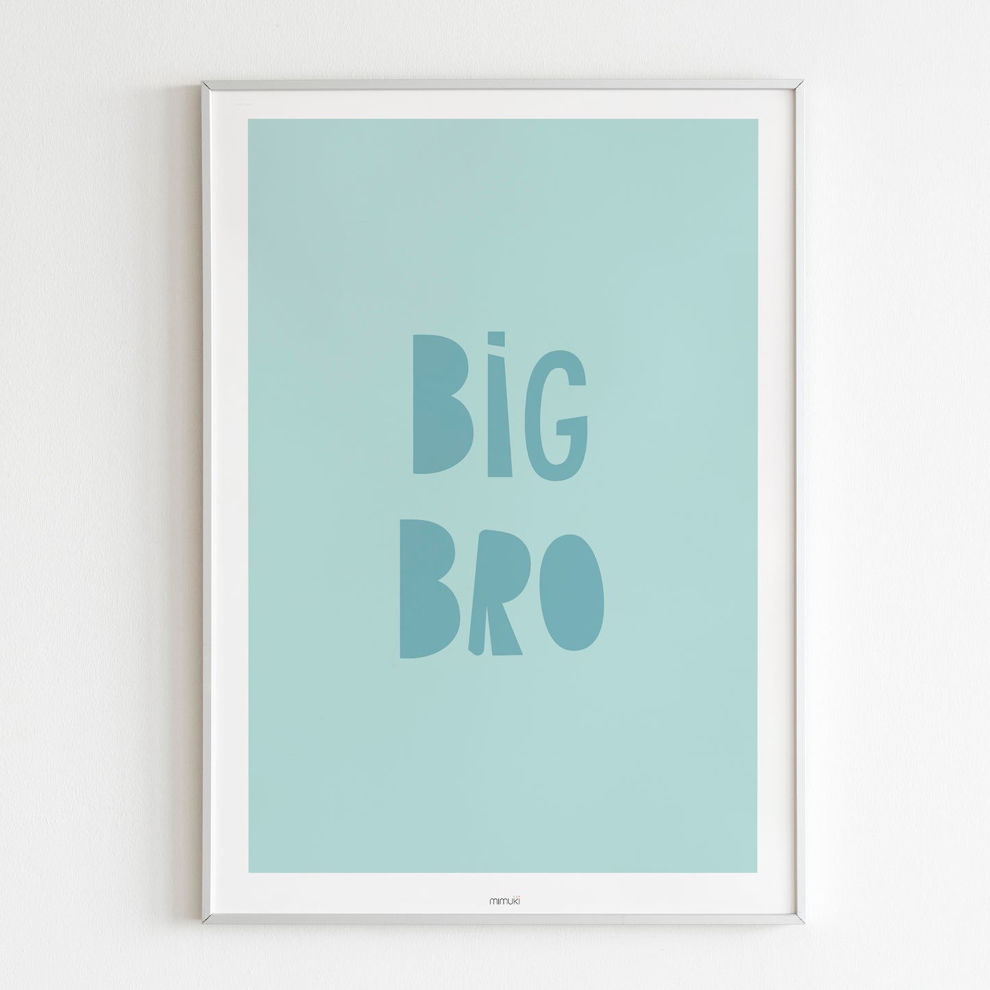 Affiche Big Bro - bleu / rose