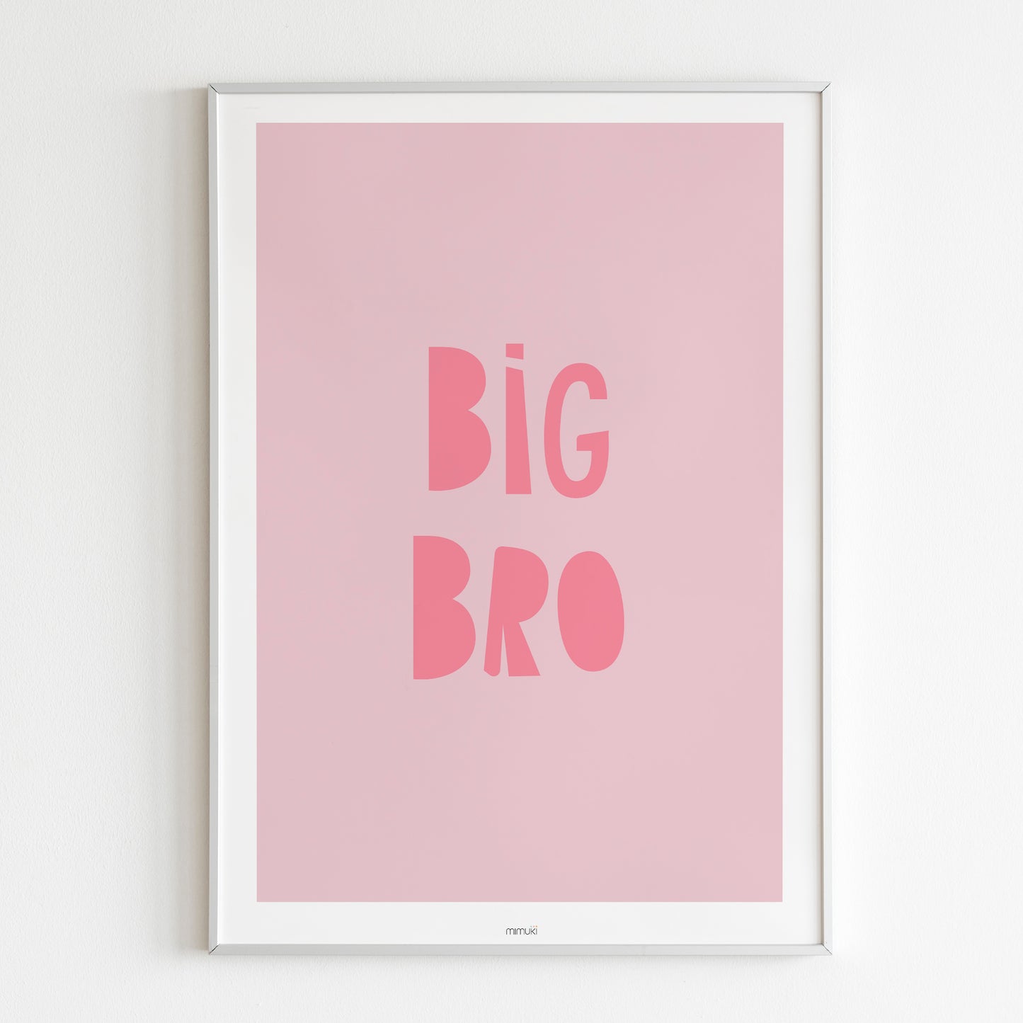 Affiche Big Bro - bleu / rose