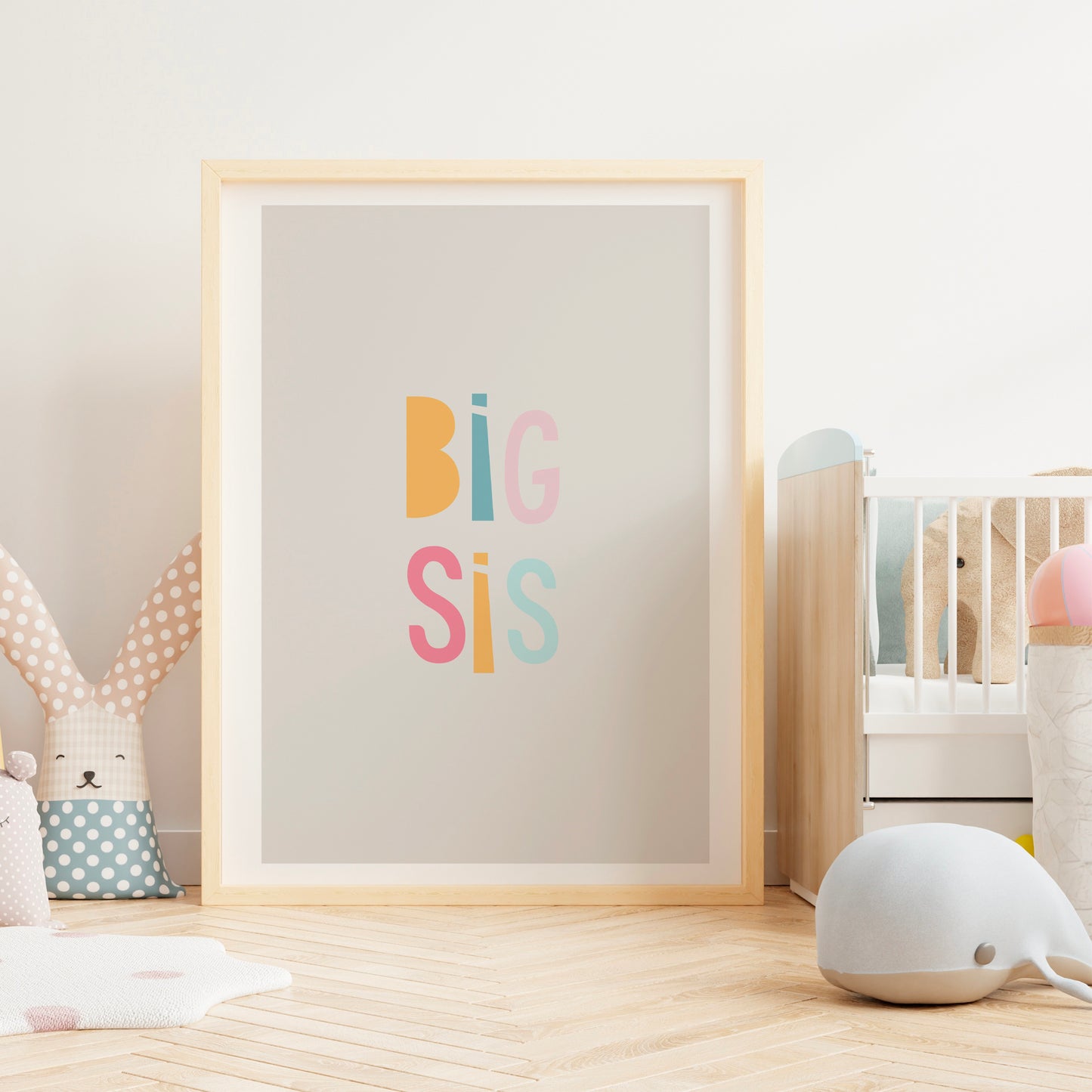 Affiche Big Sis - Rose/Bleu