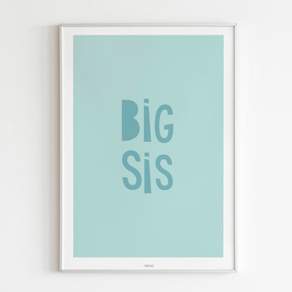 Affiche Big Sis - Rose/Bleu