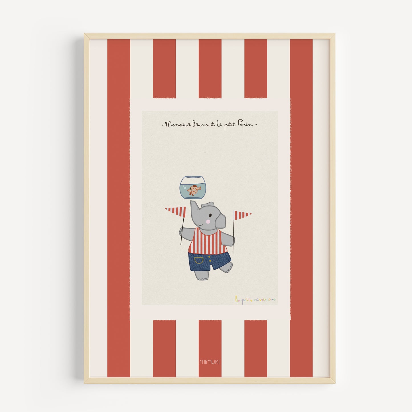 Lámina Monsieur Bruno et le petit Pépin - Ed. Especial