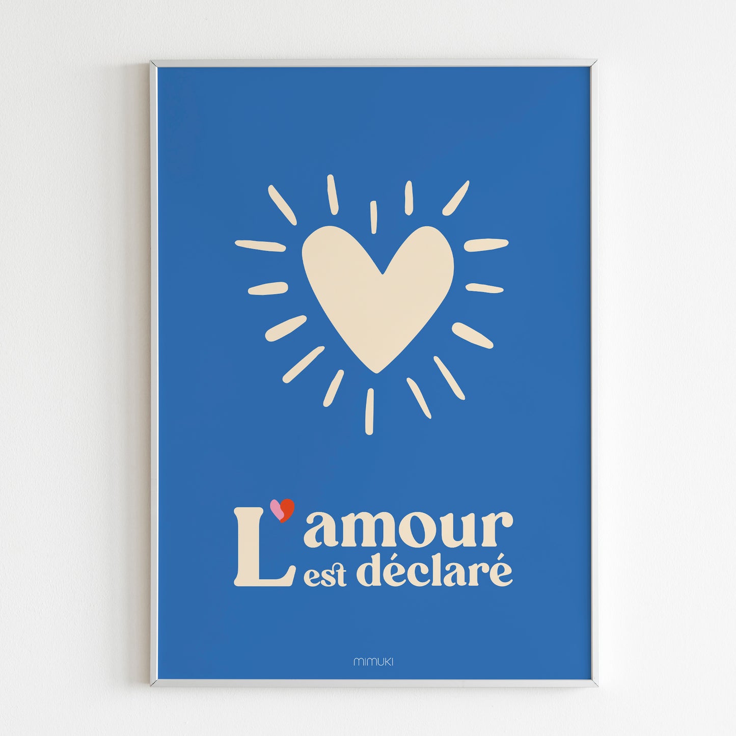 Lámina L'amour est déclaré - varios colores