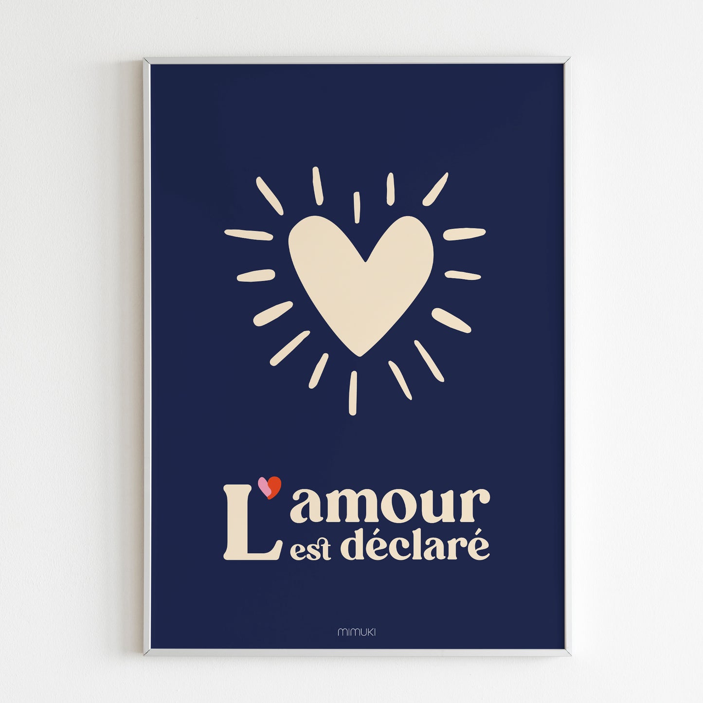 Lámina L'amour est déclaré - varios colores