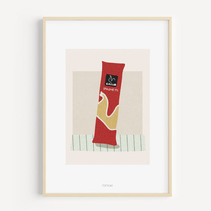 Lámina de espaguetis Gallo de la colección Alacena para cocina