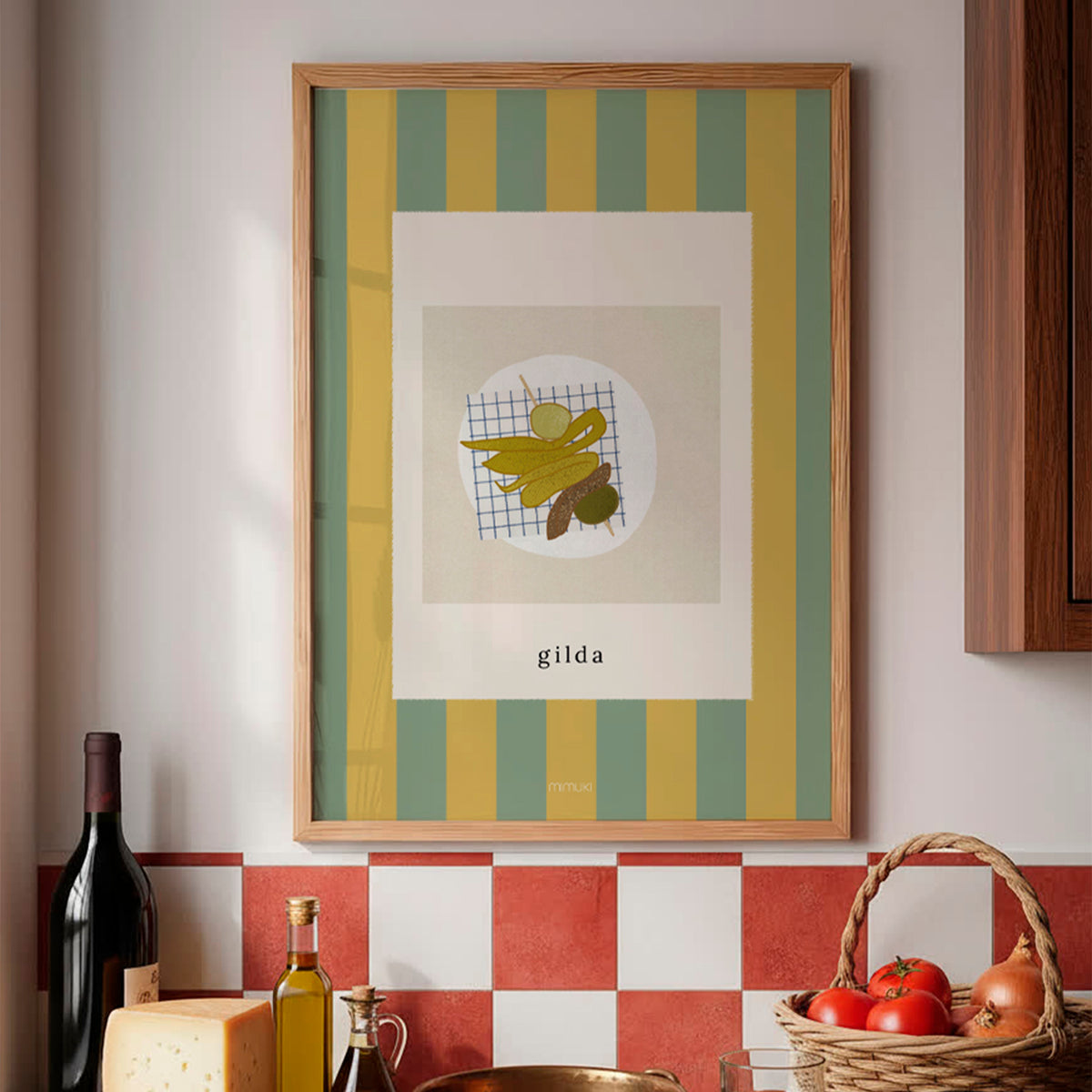 Lámina de Gilda para decorar la cocina