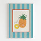 Lámina infantil Tropicool con piñas ilustradas de Mimuki