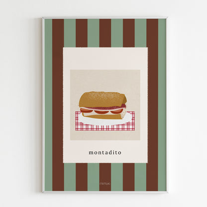 Lámina de montadito de la colección Ronda para cocina