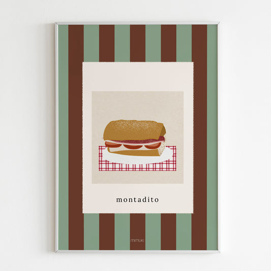 Lámina de montadito de la colección Ronda para cocina