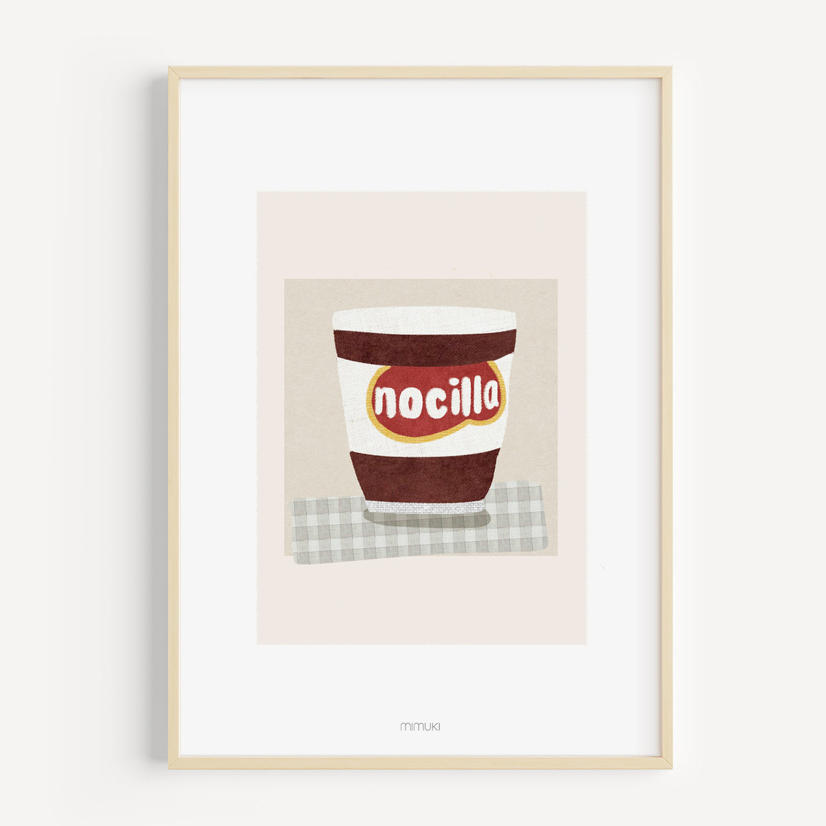 Lámina de Nocilla de la colección Alacena para cocina