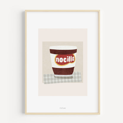 Lámina de Nocilla de la colección Alacena para cocina