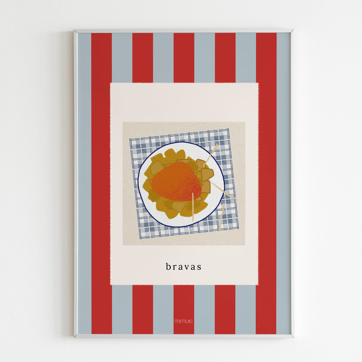 Lámina de patatas bravas de la colección Ronda para cocina