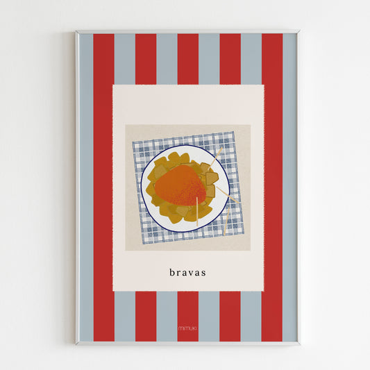 Lámina de patatas bravas de la colección Ronda para cocina