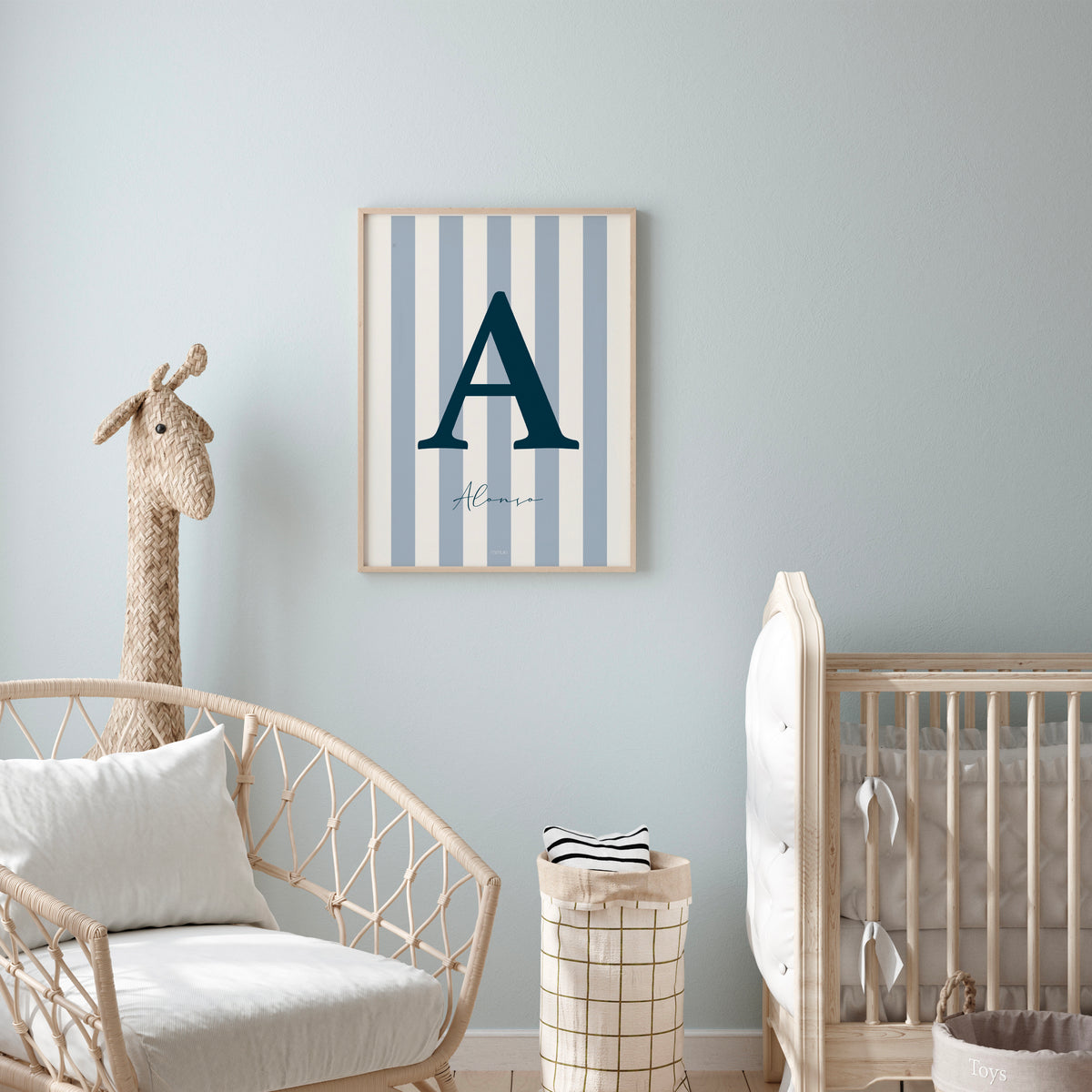 Lámina infantil Tassel personalizada con nombre
