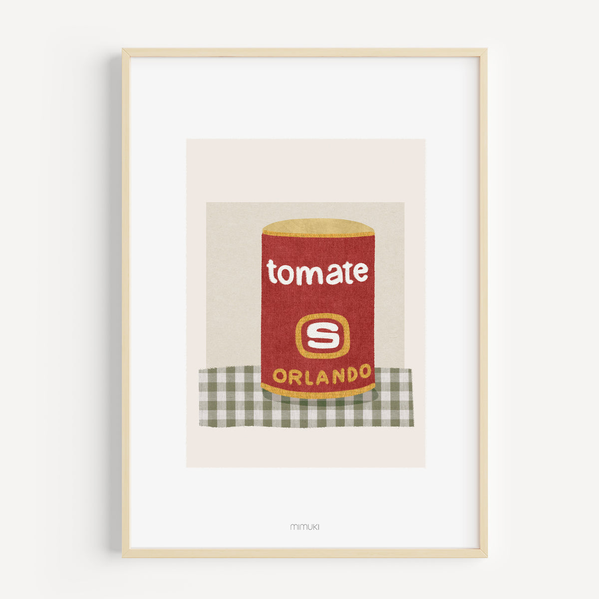 Lámina de tomate Orlando de la colección Alacena para cocina