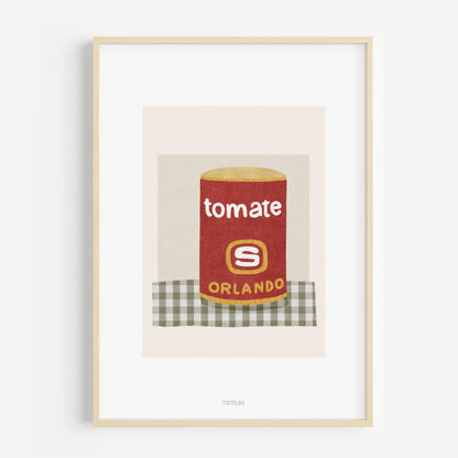 Lámina de tomate Orlando de la colección Alacena para cocina
