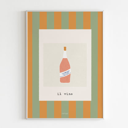 Lámina de vino de la colección Manarola de MIMUKI