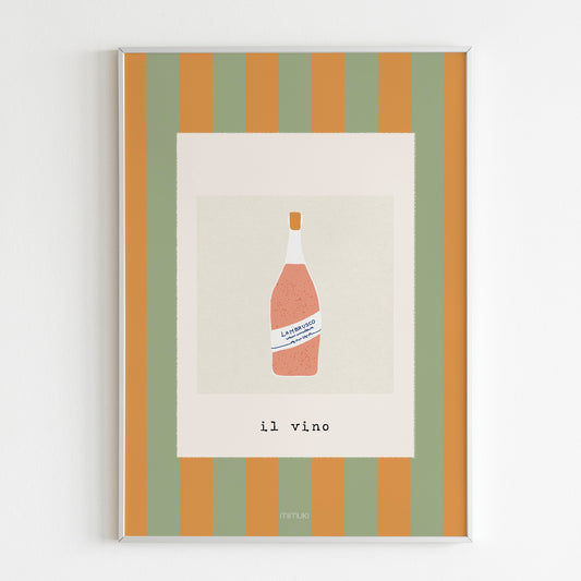Lámina de vino de la colección Manarola de MIMUKI