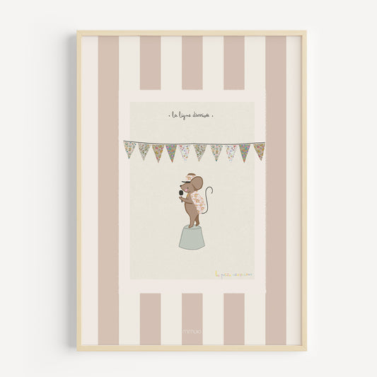 Affiche La ligne d'arrivée