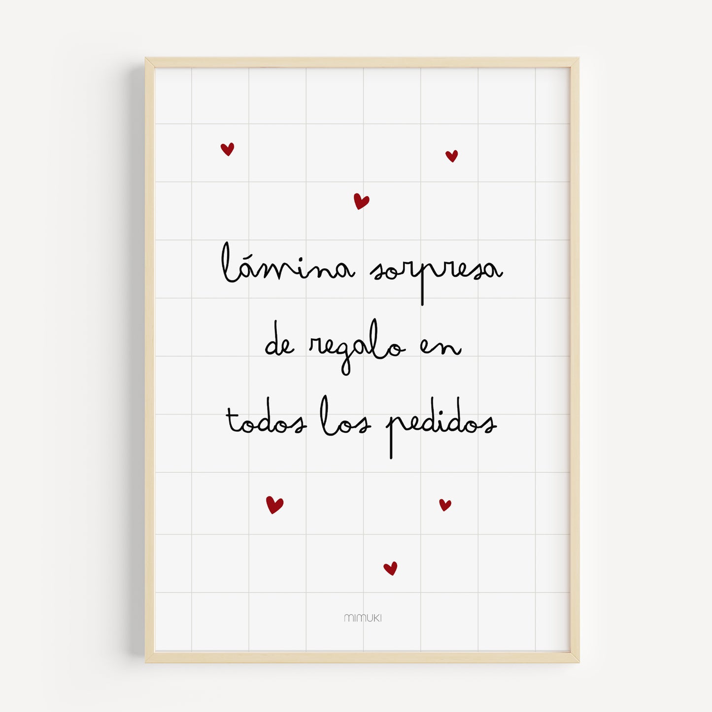 Lámina SORPRESA de regalo