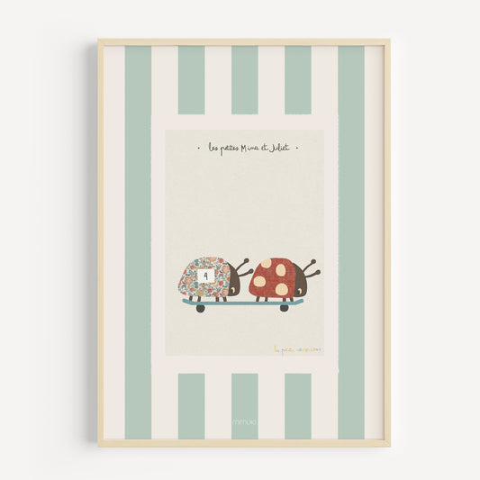 Affiche Les petits Mina et Juliet