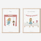 Pack de 2 láminas infantiles de cuentos de la colección Fábulas