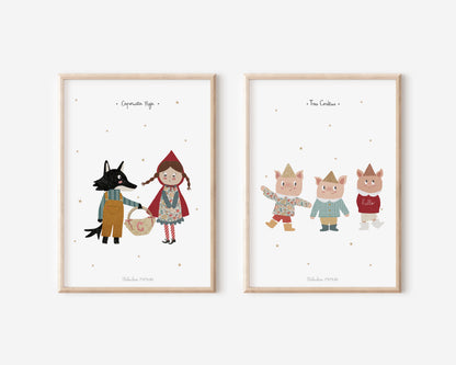 Pack de láminas infantiles Fábulas a elegir de Mimuki