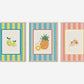 Pack de láminas de frutas Fruit Parade para habitación infantil