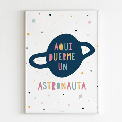 Lámina Astronauta